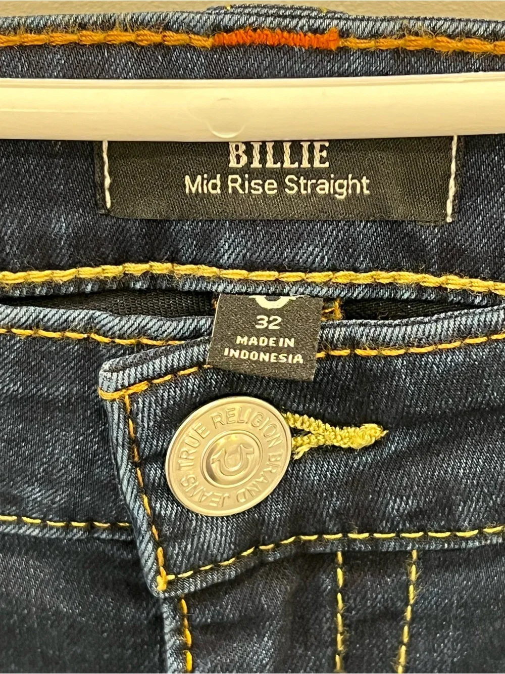 True Religion Billie Straight Leg Jeans - Size 32 - Style 201576 - Picture 2 of 6